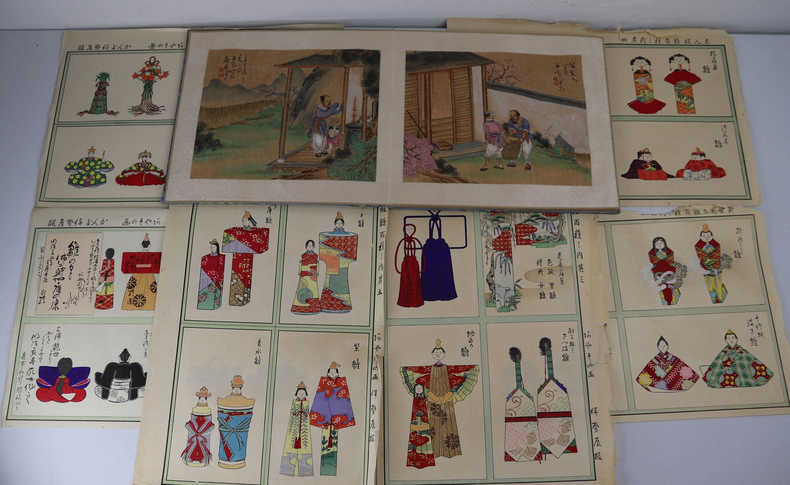 Orihon, Folding Book, Japanese Prints (1 of 5)