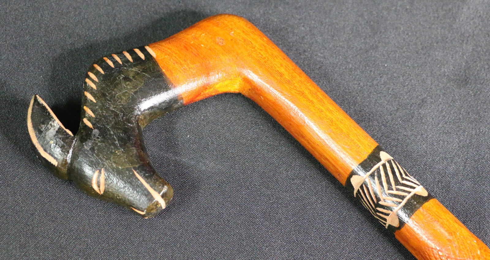 Carved African Cane (1 of 6)