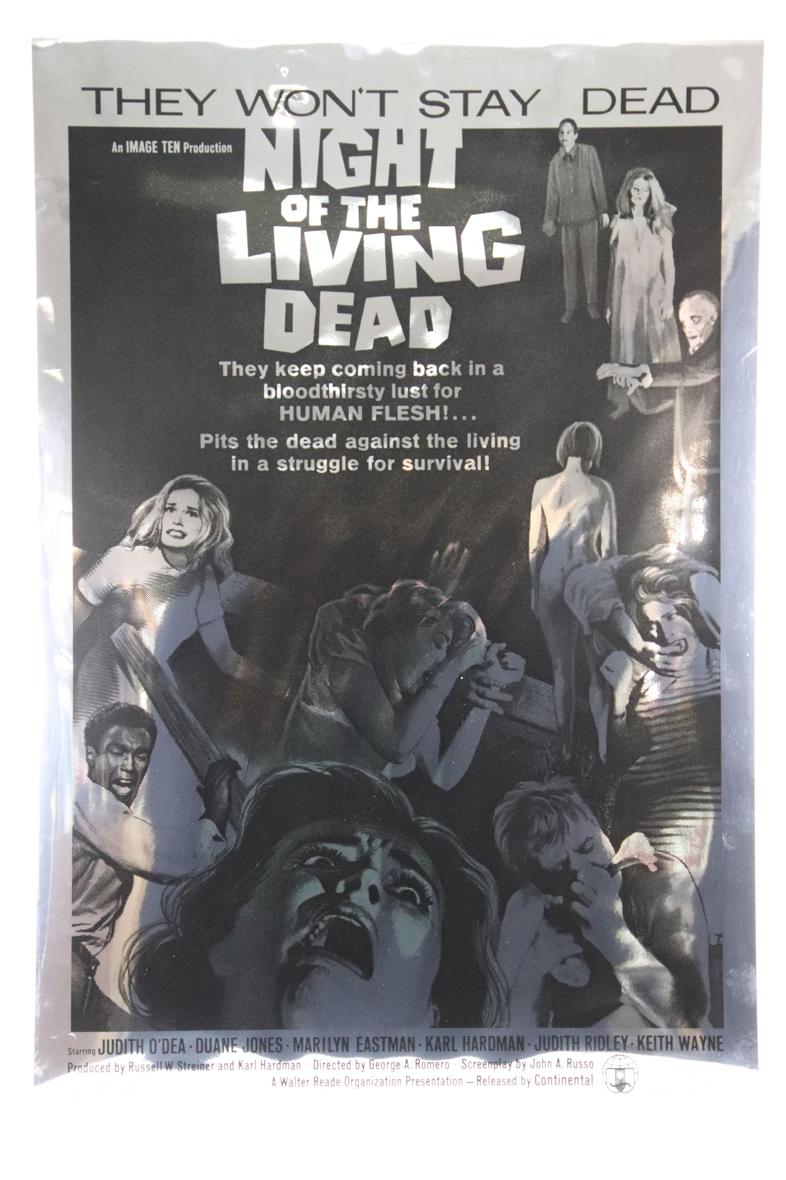 Movie Poster, Night of the Living Dead (1 of 4)