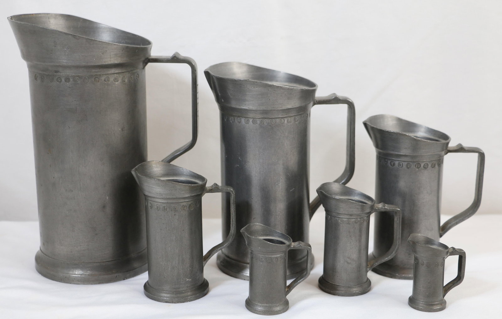 Antique Pewter Measures (1 of 8)
