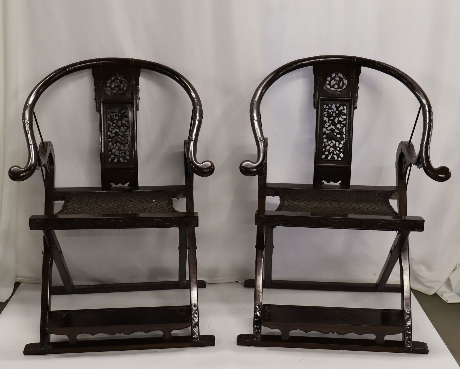 Chinese Horseshoe-Back Chairs (1 of 8)