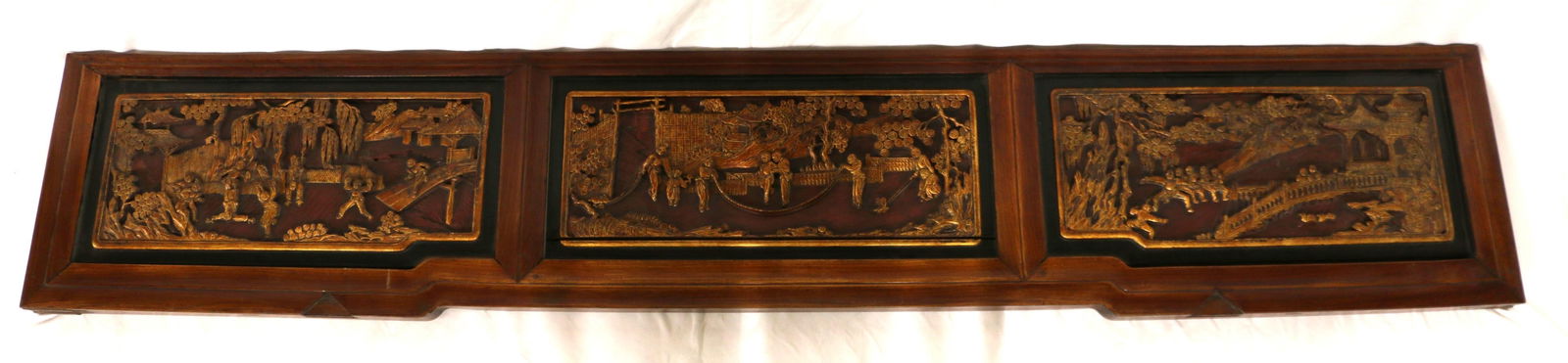 Carved Chinese Panel (1 of 9)