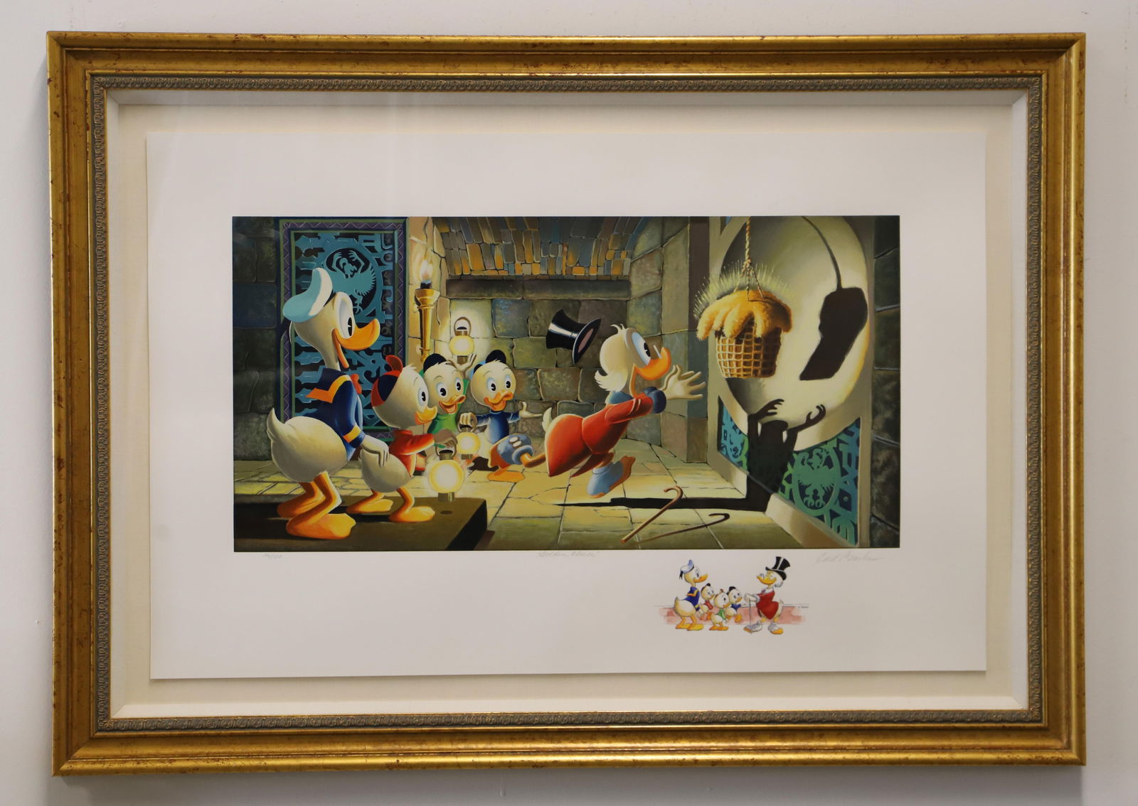 Carl Barks, Signed Disney Framed Print (1 of 9)