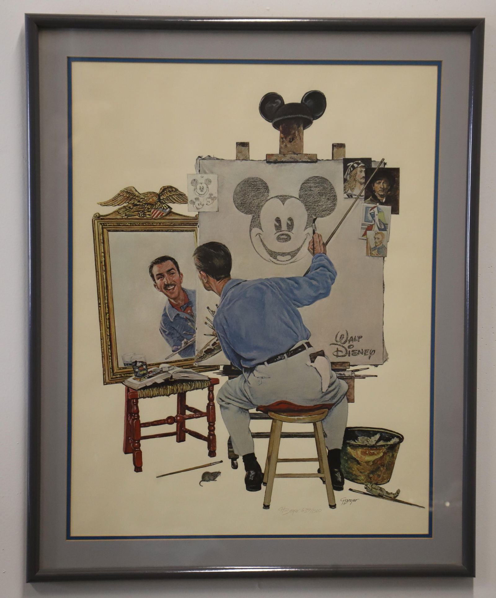 Charles Boyer, Signed Disney Print (1 of 6)