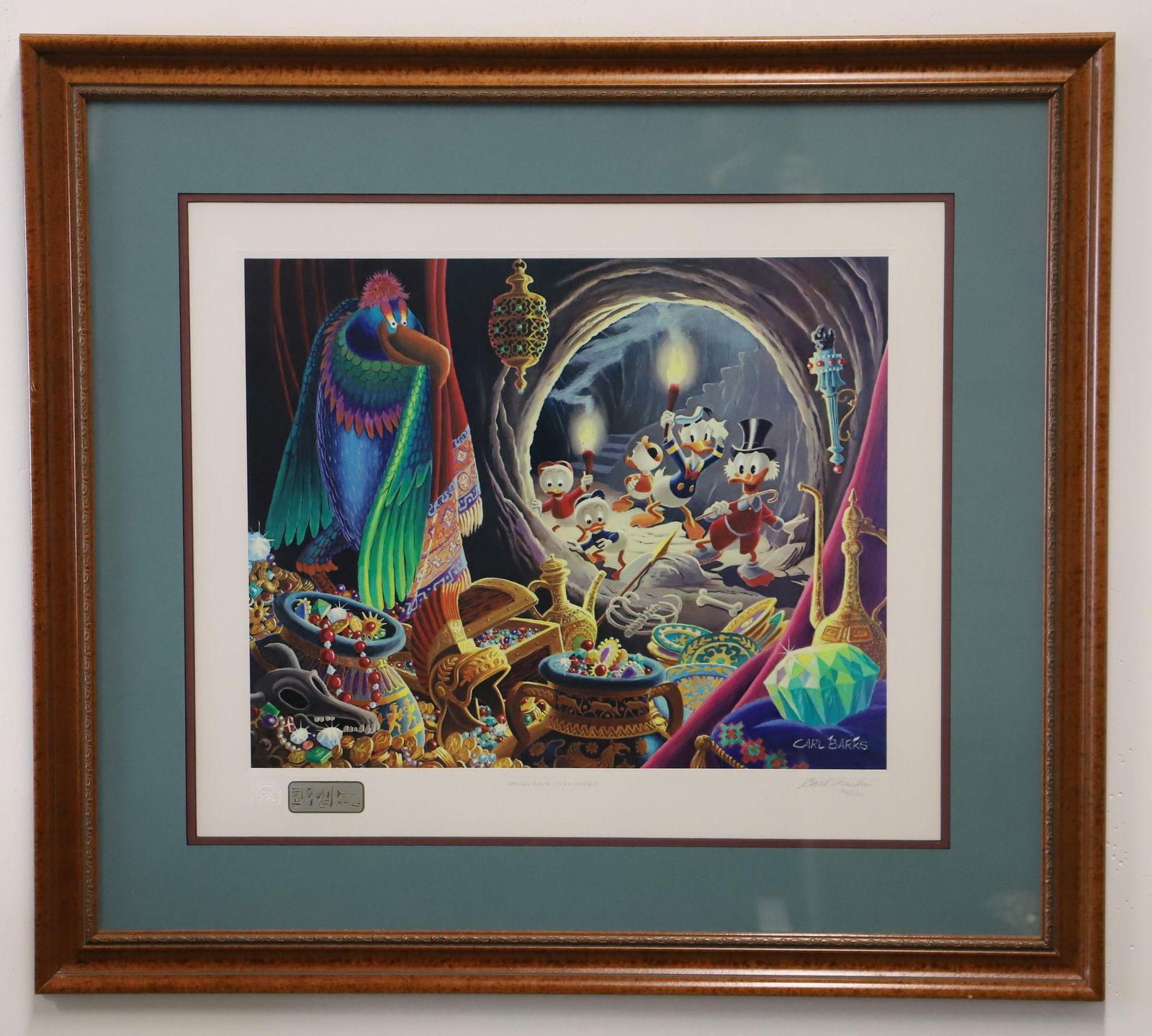Carl Barks, Signed Disney Lithograph (1 of 9)