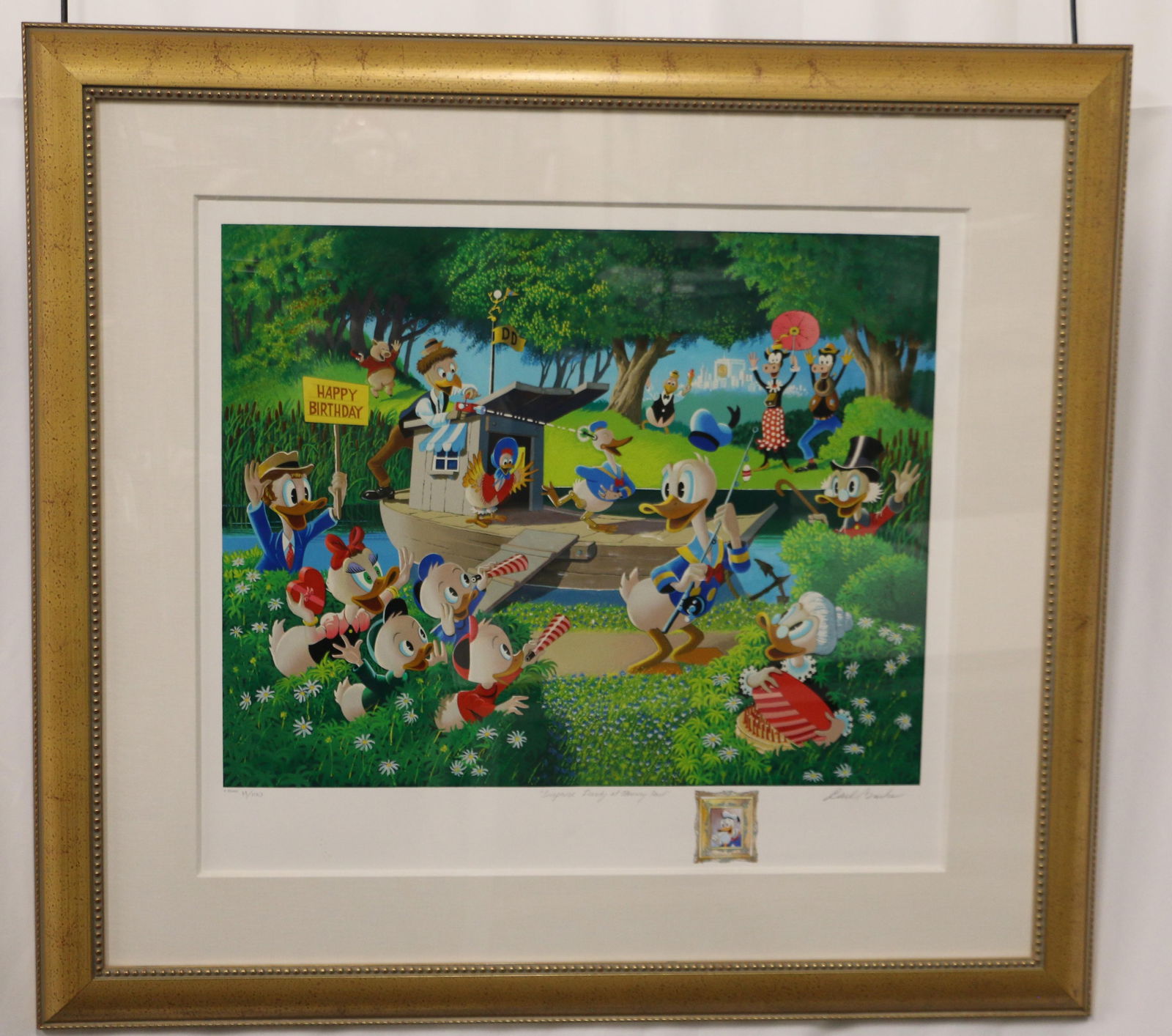 Carl Barks, Signed Disney Lithograph (1 of 8)