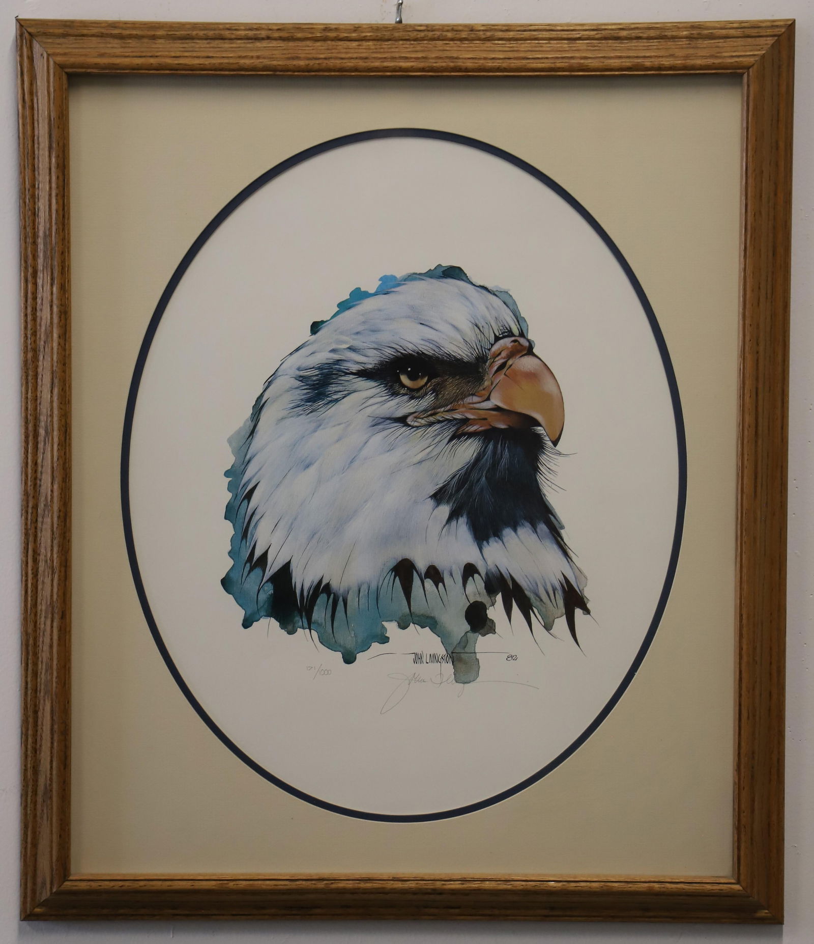 John Livingston, Signed Eagle Print (1 of 5)