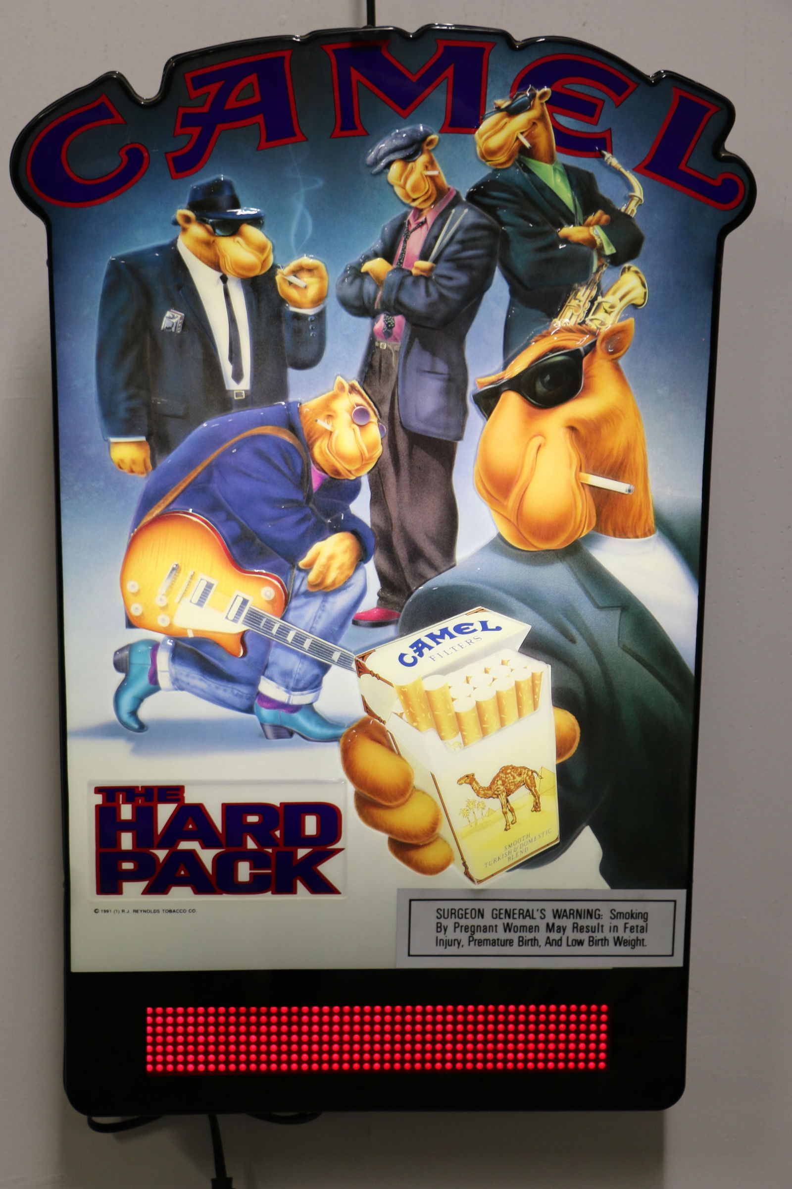 Joe Camel, Cigarette Advertising Sign (1 of 7)