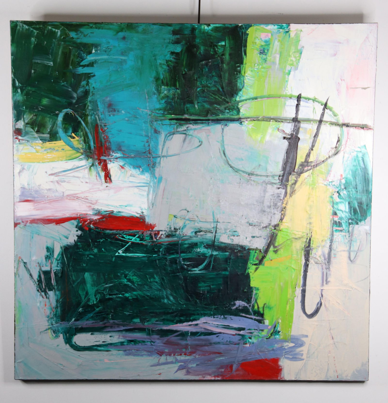 Will Day, "In the Garden" Acrylic on Canvas (1 of 7)