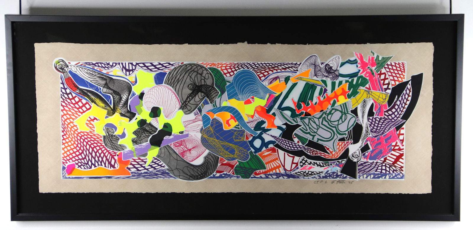 Frank Stella, Signed and Numbered Color Trial Proof (1 of 7)