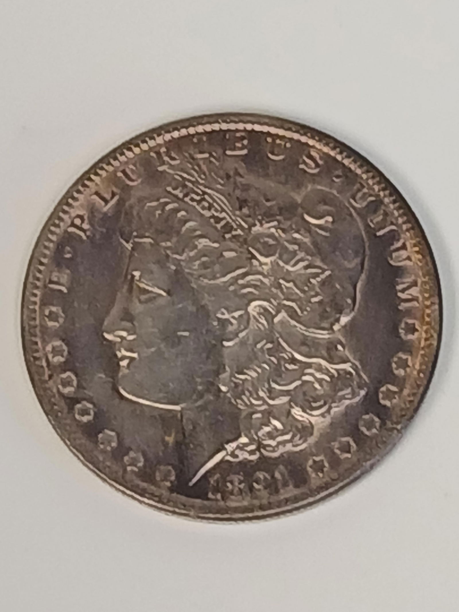 1891 Morgan Silver Dollar Coin (1 of 5)