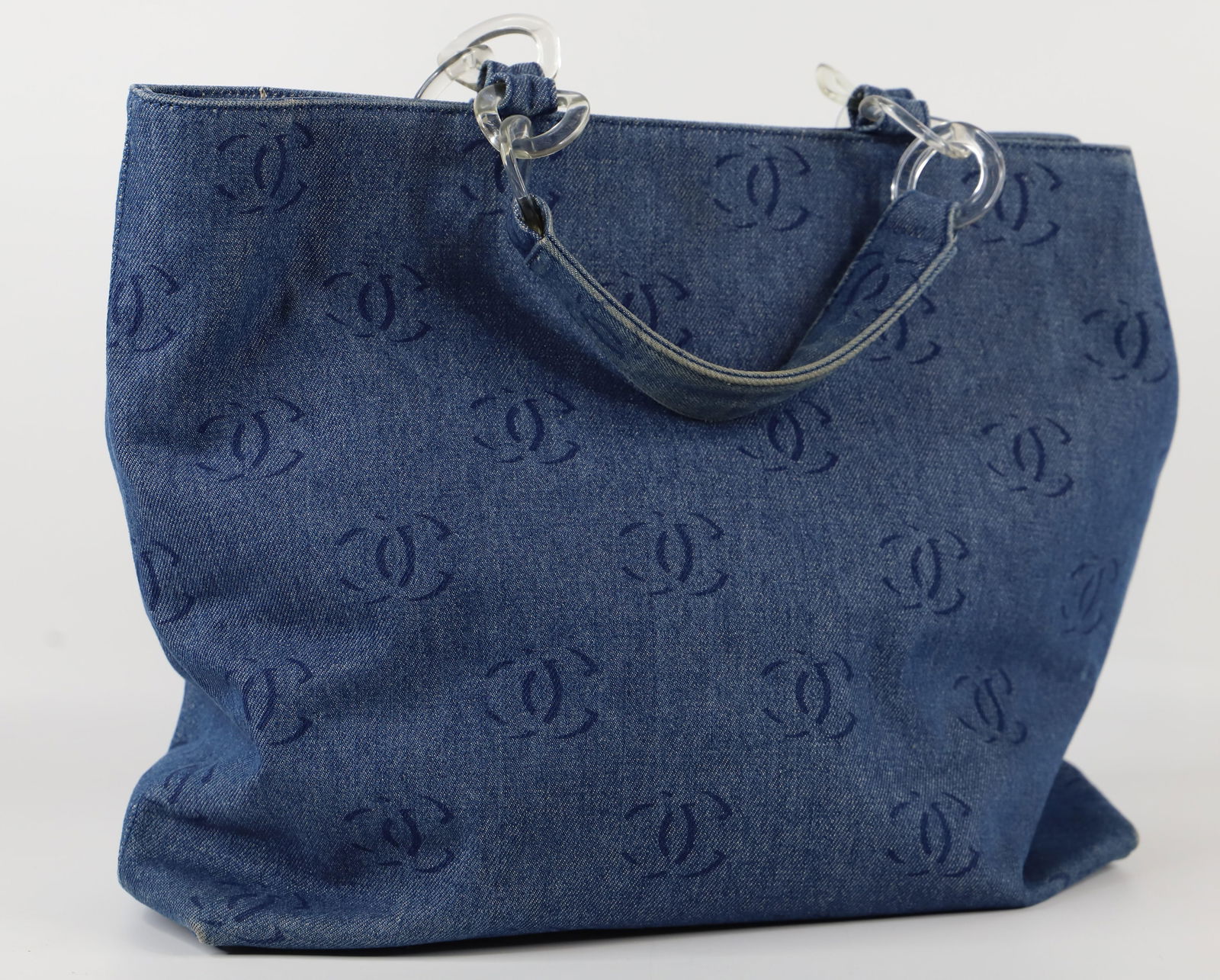 Chanel, Blue Denim Tote Bag (1 of 10)