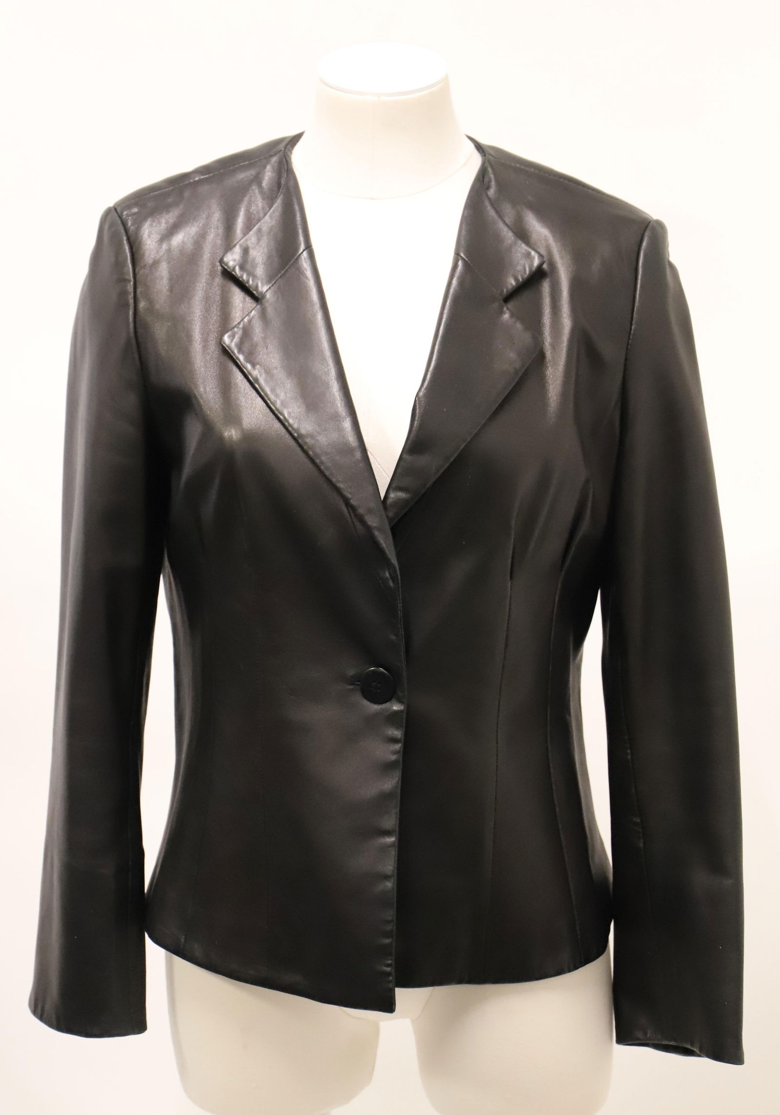 Armani, Leather Coat (1 of 6)