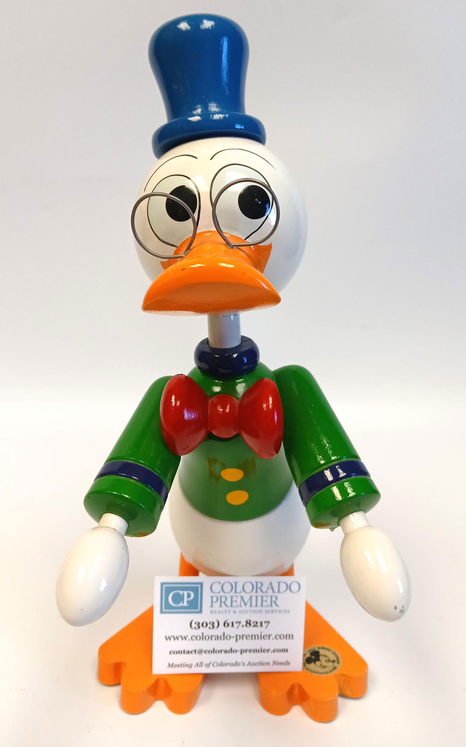 Walt Disney, Donald Duck Vintage Wood Bank (Spain) (1 of 6)