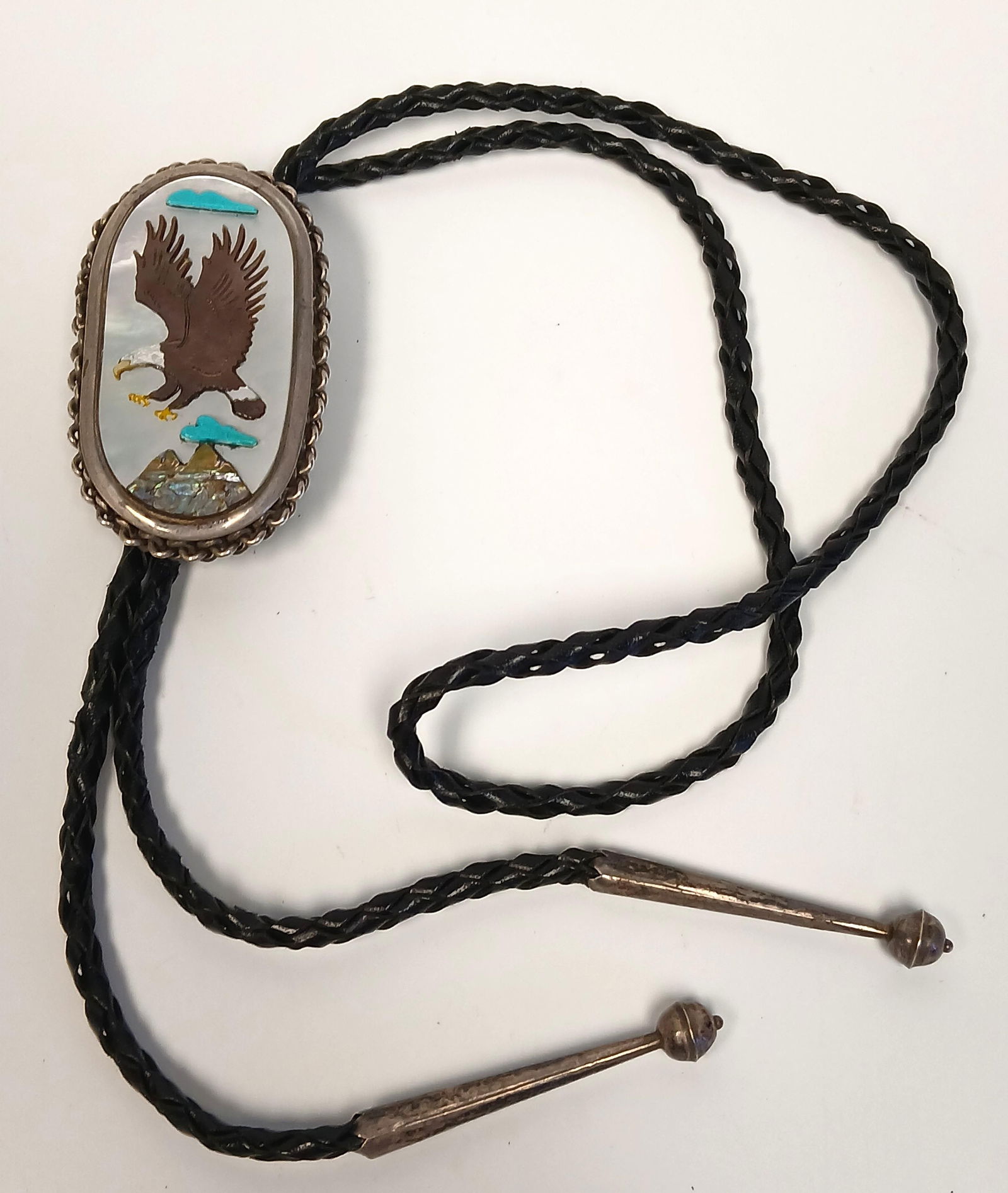 Sterling Silver Eagle Bolo Tie (1 of 9)