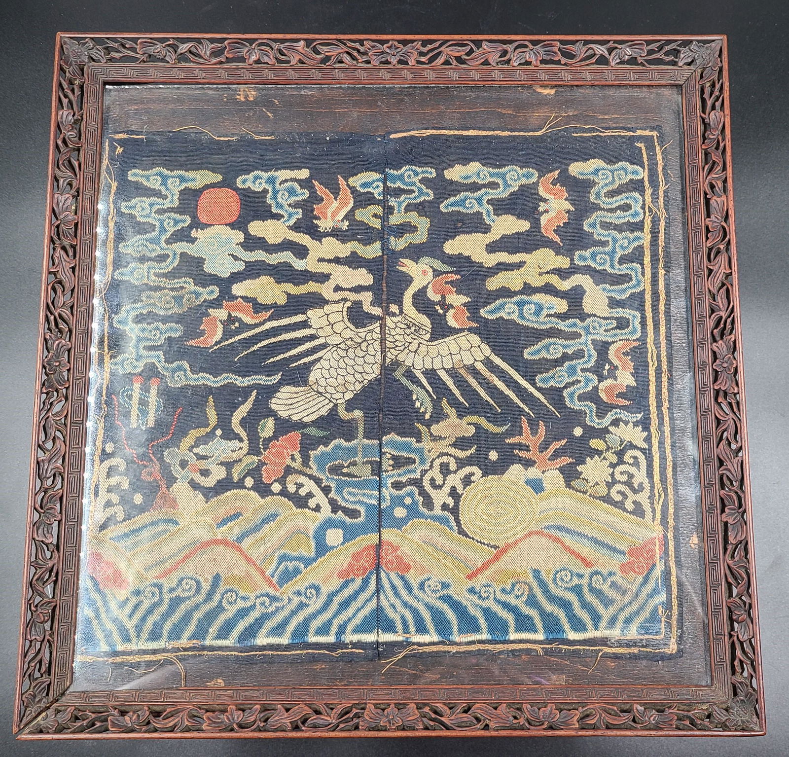 Chinese Official Egret Rank Badge (1 of 2)