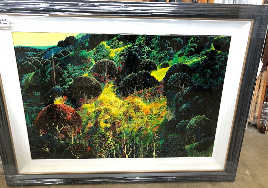 Eyvind Earle "Autumn Fields" Signed Serigraph (1 of 8)