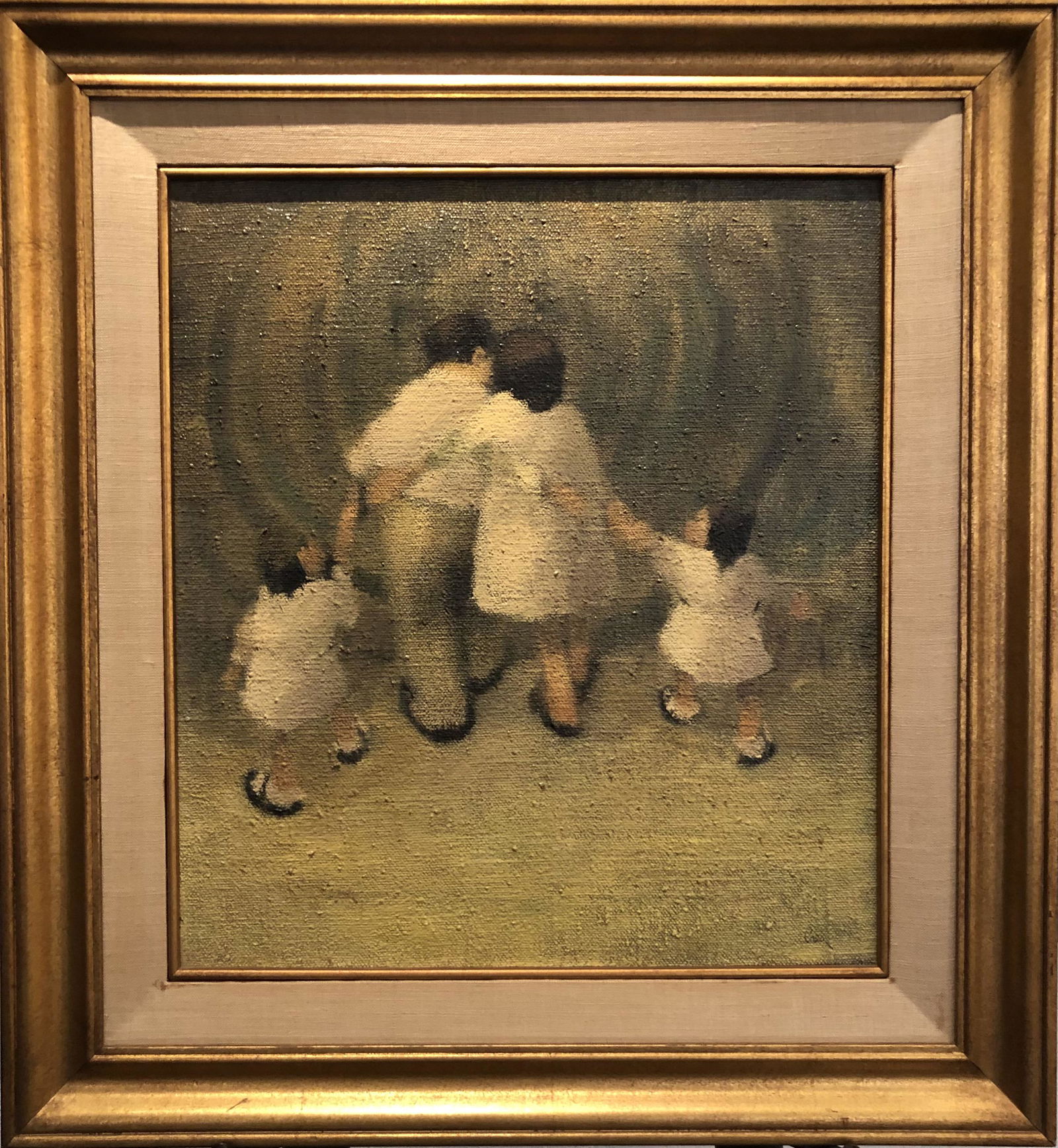 Leonard Creo "Contentment" Oil on Canvas Signed (1 of 5)