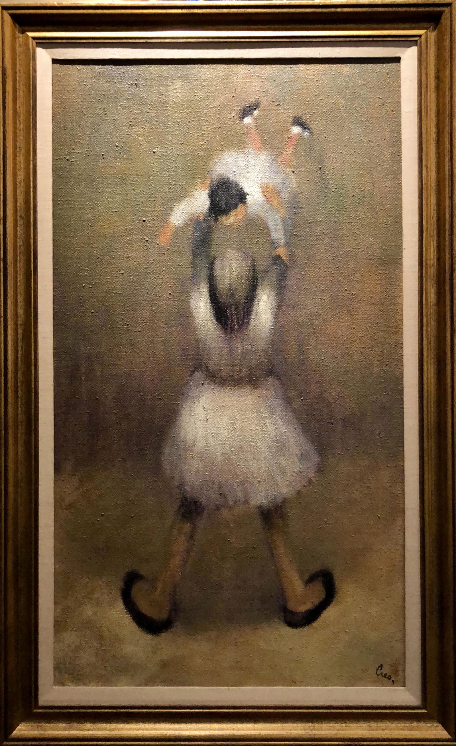 Leonard Creo "Up We Go" Original Oil on Canvas Signed (1 of 5)