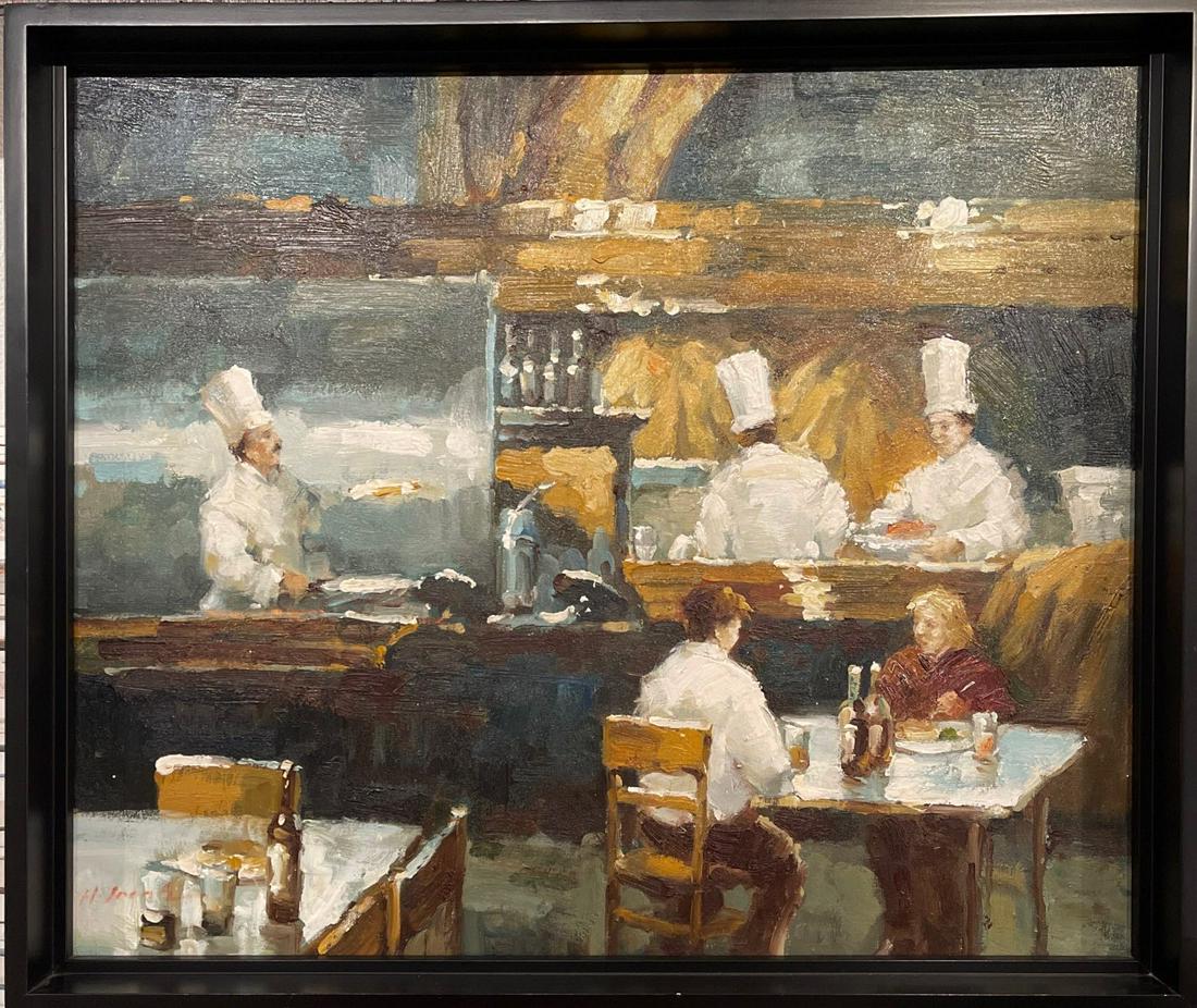 In The Style of Guy Buffet Signed Original Acrylic (1 of 5)