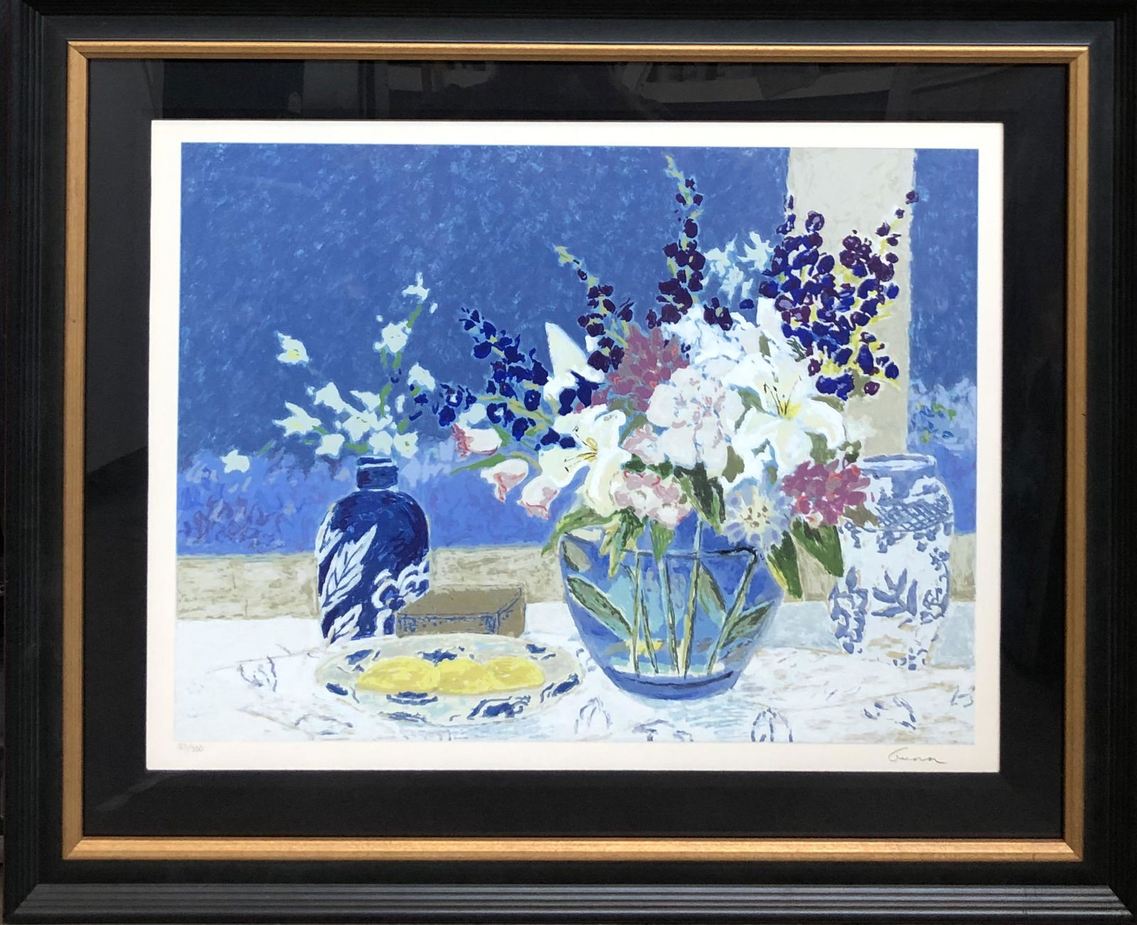 Ellen Gunn "Blue Surprise" Signed Lithograph (1 of 5)