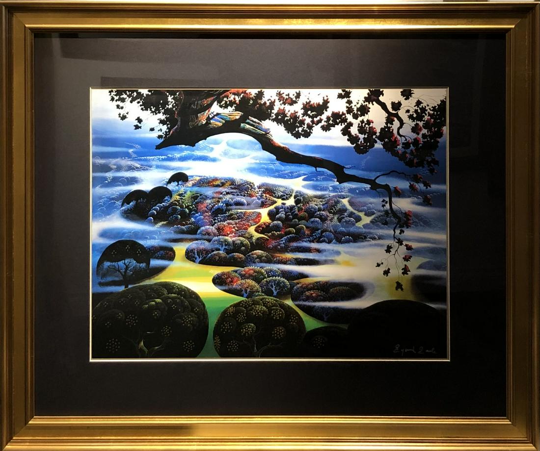 Eyvind Earle "Mystic Mountain" Signed Lithograph (1 of 5)