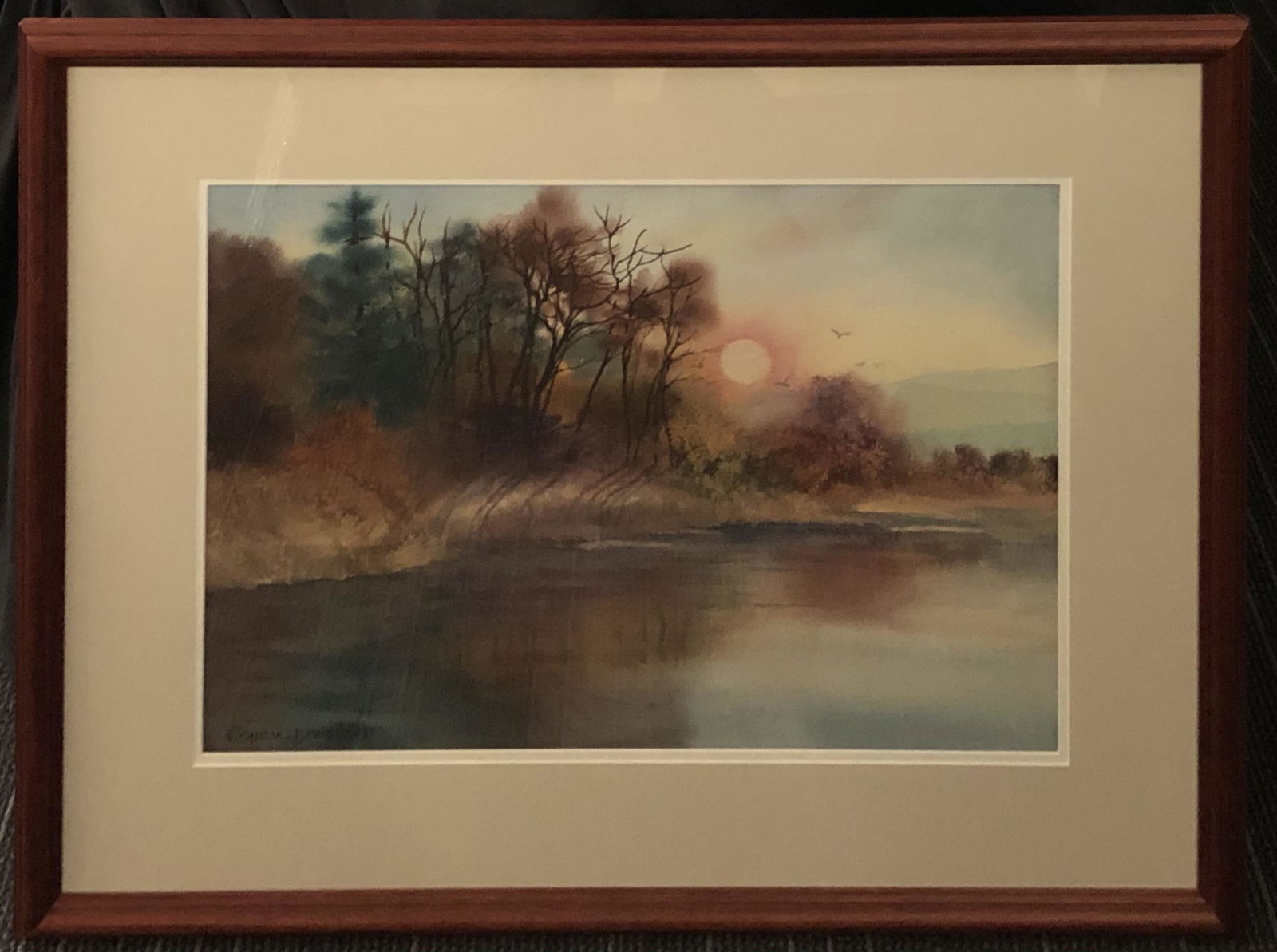 Virgina Braun Signed Original Watercolor (1 of 4)