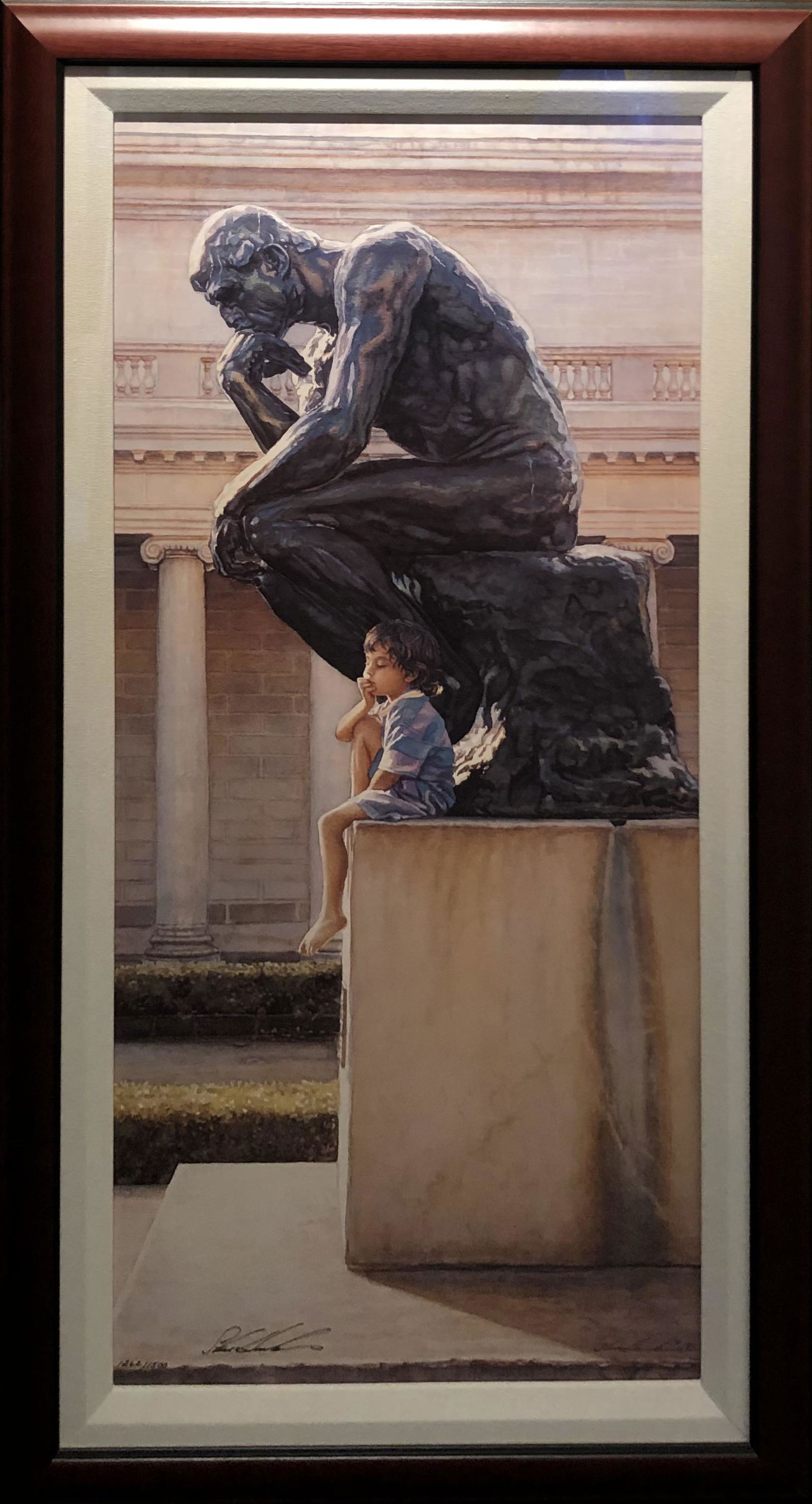 Steve Hanks "The Thinkers"  Lithograph Signed (1 of 10)