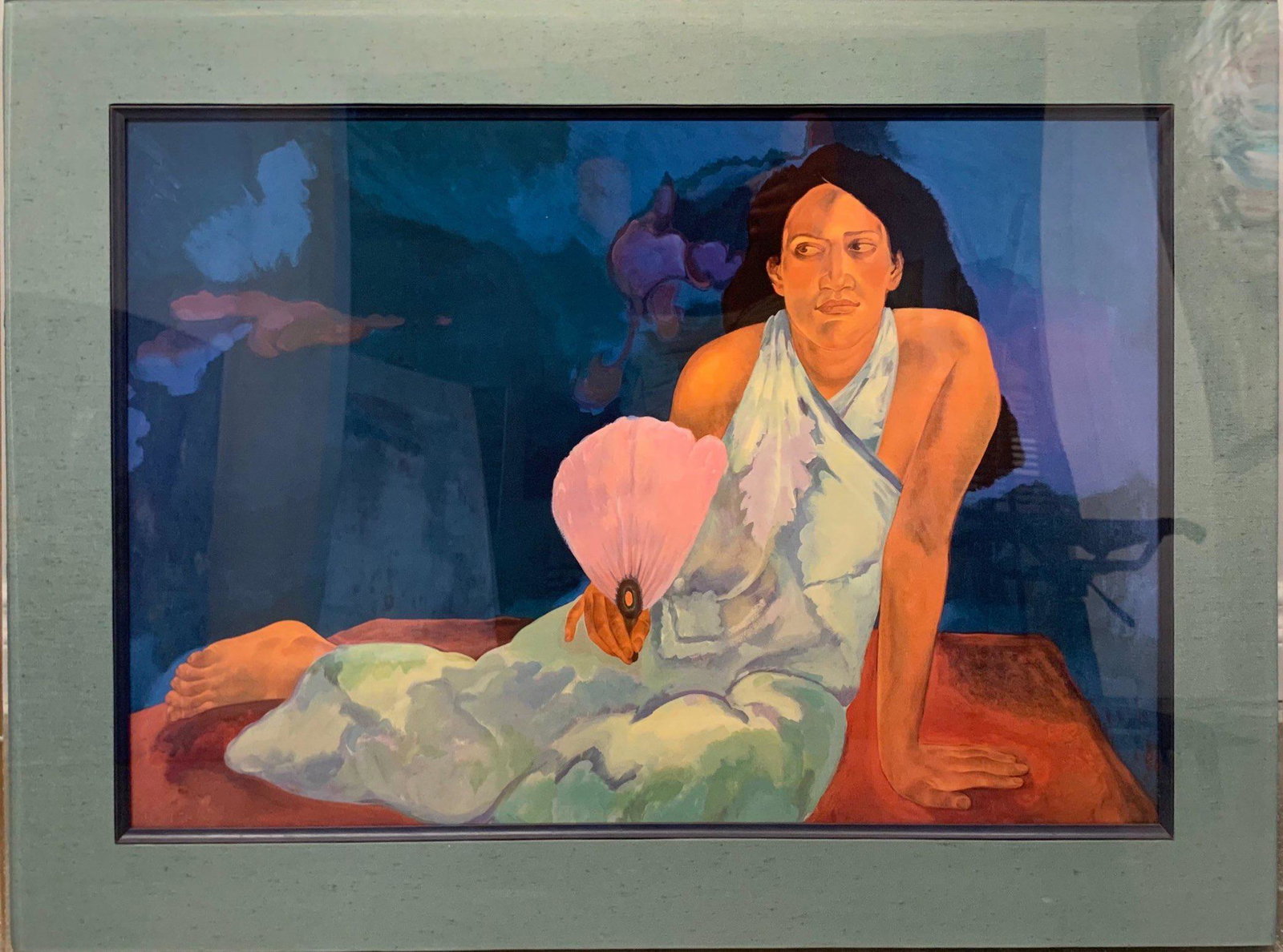 Pegge Hopper "Mele Kalikimaka 1986" Serigraph Plate (1 of 5)