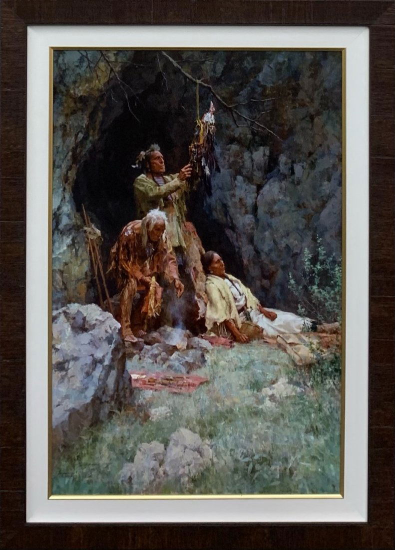 Howard Terpning "Hearing Power of the Raven Bundle" LE (1 of 6)