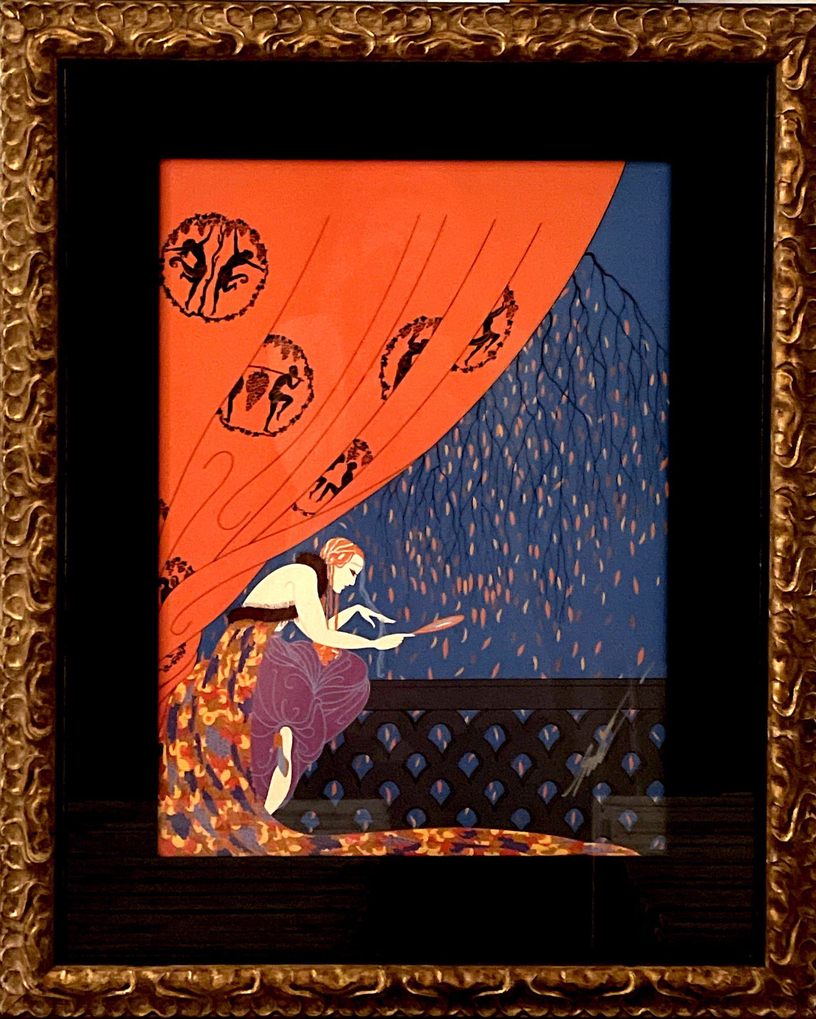Erte "Fall" Serigraph Signed (1 of 6)