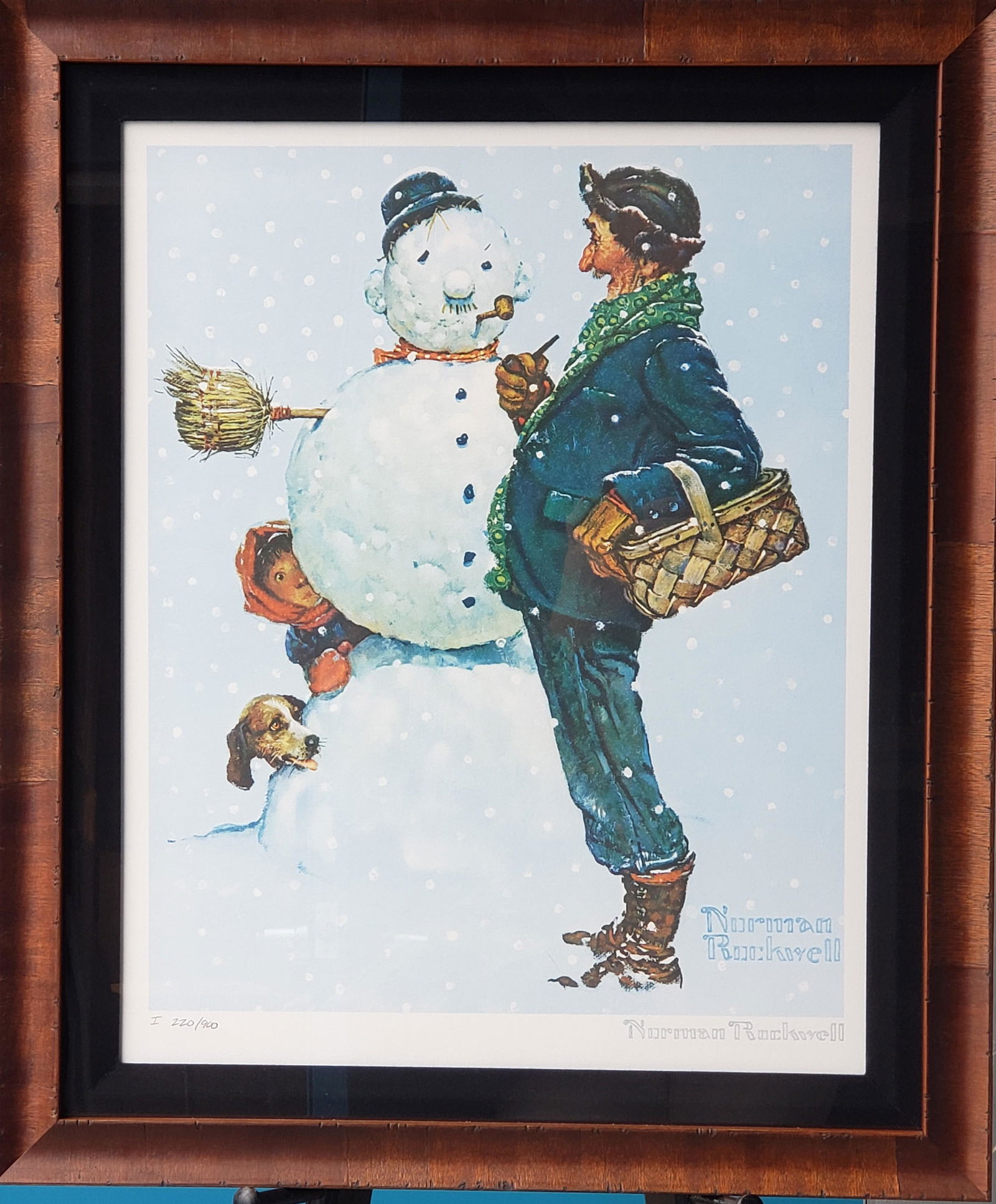 Norman Rockwell "Snow Sculpture" Estate Edition (1 of 6)