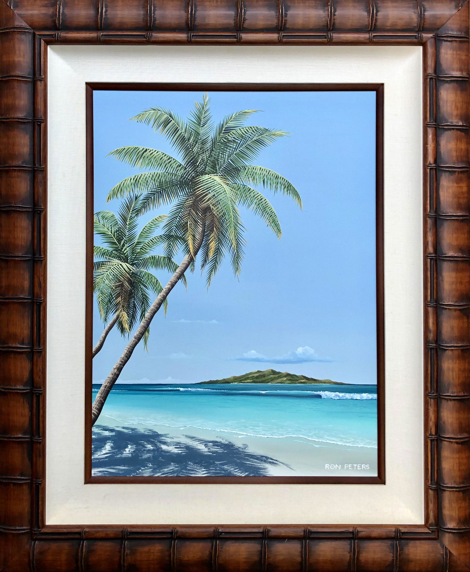 Hawaii Ron Peters Signed Acrylic (1 of 5)