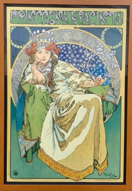 Alphonse Mucha "Pincenza Hyacinta" Lithograph (1 of 5)