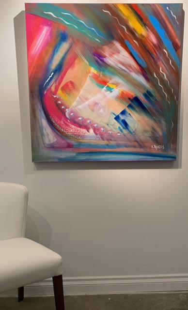 Kimm Byers "Catch the Wind" Signed Original Acrylic (1 of 6)