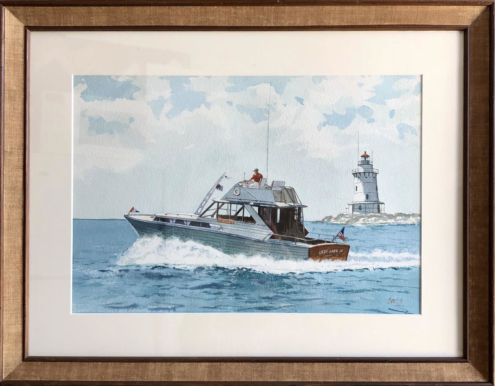 Roger Epply "Lady Jane IV" Signed Original Watercolor (1 of 7)