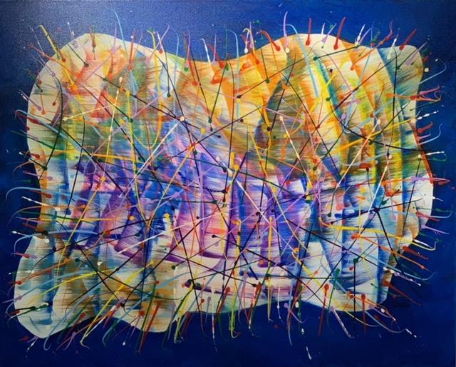 Kimm Byers Abstract Signed Original Acrylic on Canvas (1 of 7)