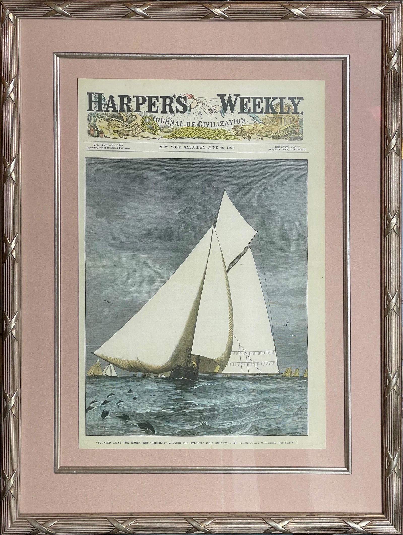 Harper's Weekly Cover Saturday, June 26, 1886 (1 of 9)