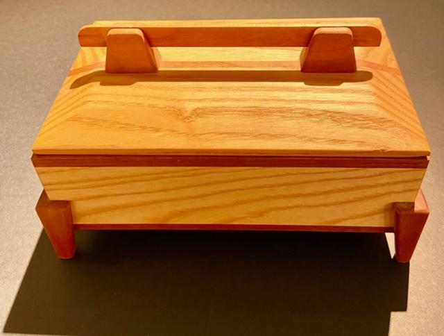 Custom Wood Box Oak / Cherry Wood (1 of 7)