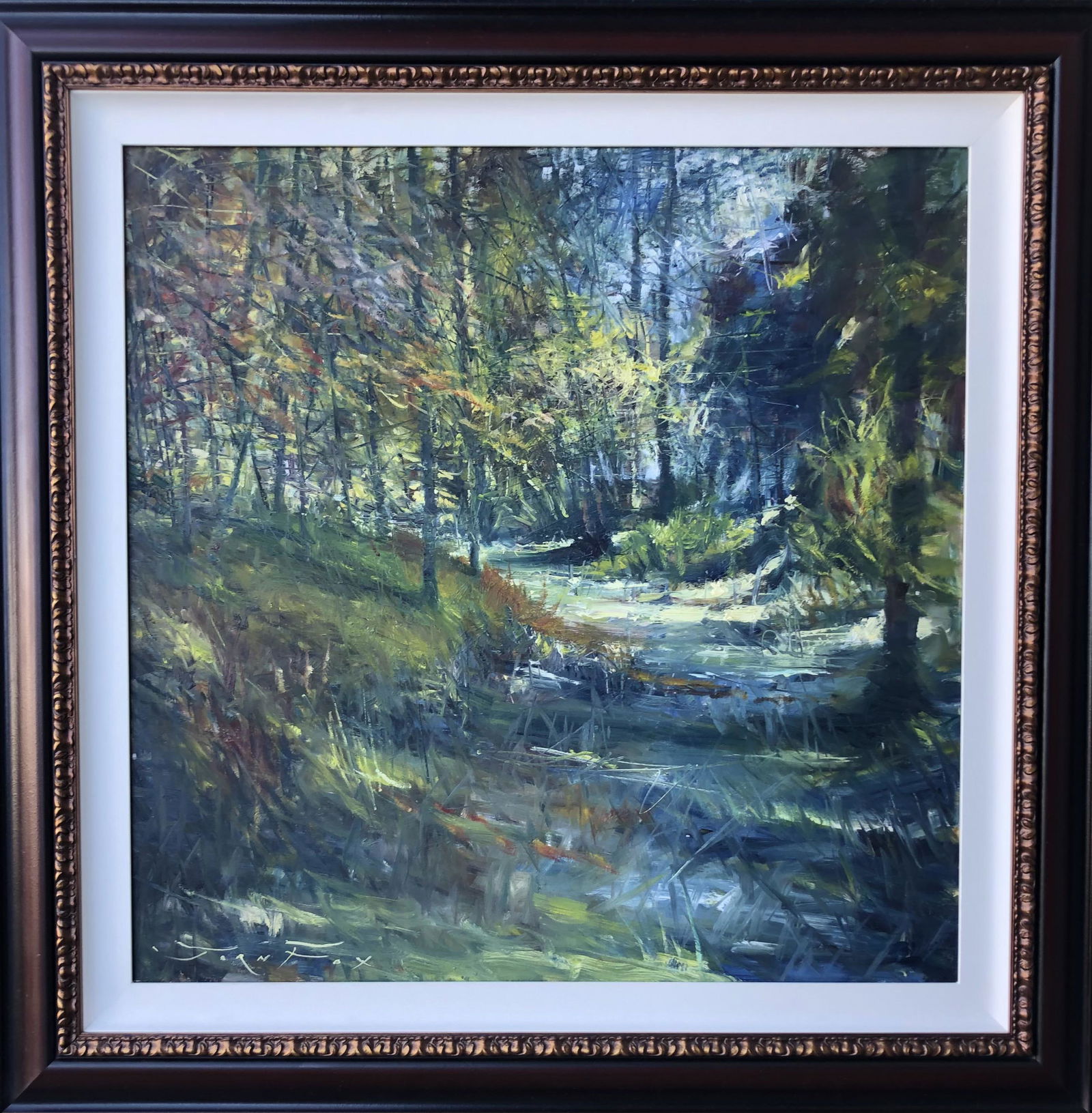 Jorn Fox Impressionist Signed Original Oil on Canvas (1 of 5)