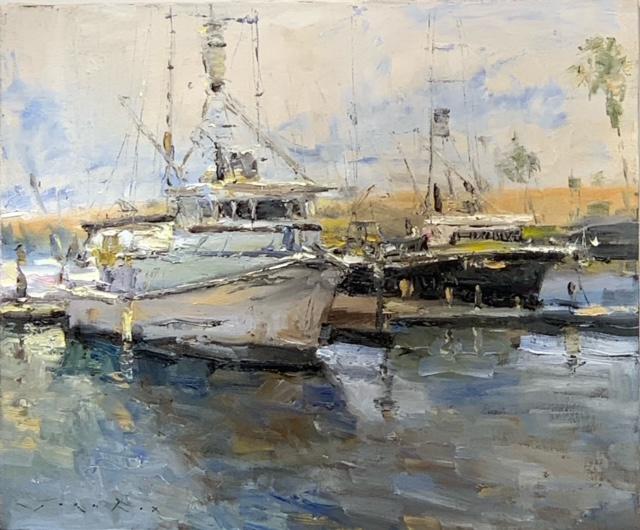 Jorn Fox Impressionist Signed Original Oil and Acrylic (1 of 8)