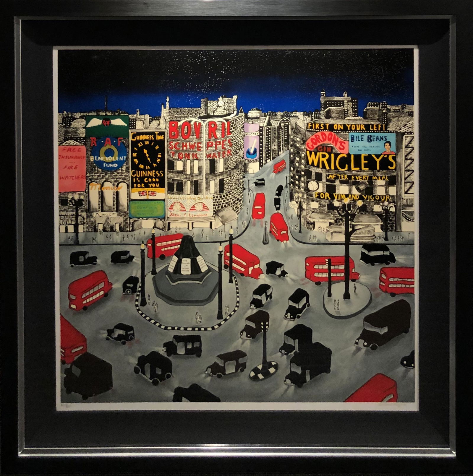 Linnea Pergola "London 1943" Serigraph LE Signed (1 of 7)