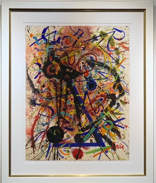 Hendrik Grise Abstract Expressionist Signed Acrylic (1 of 5)