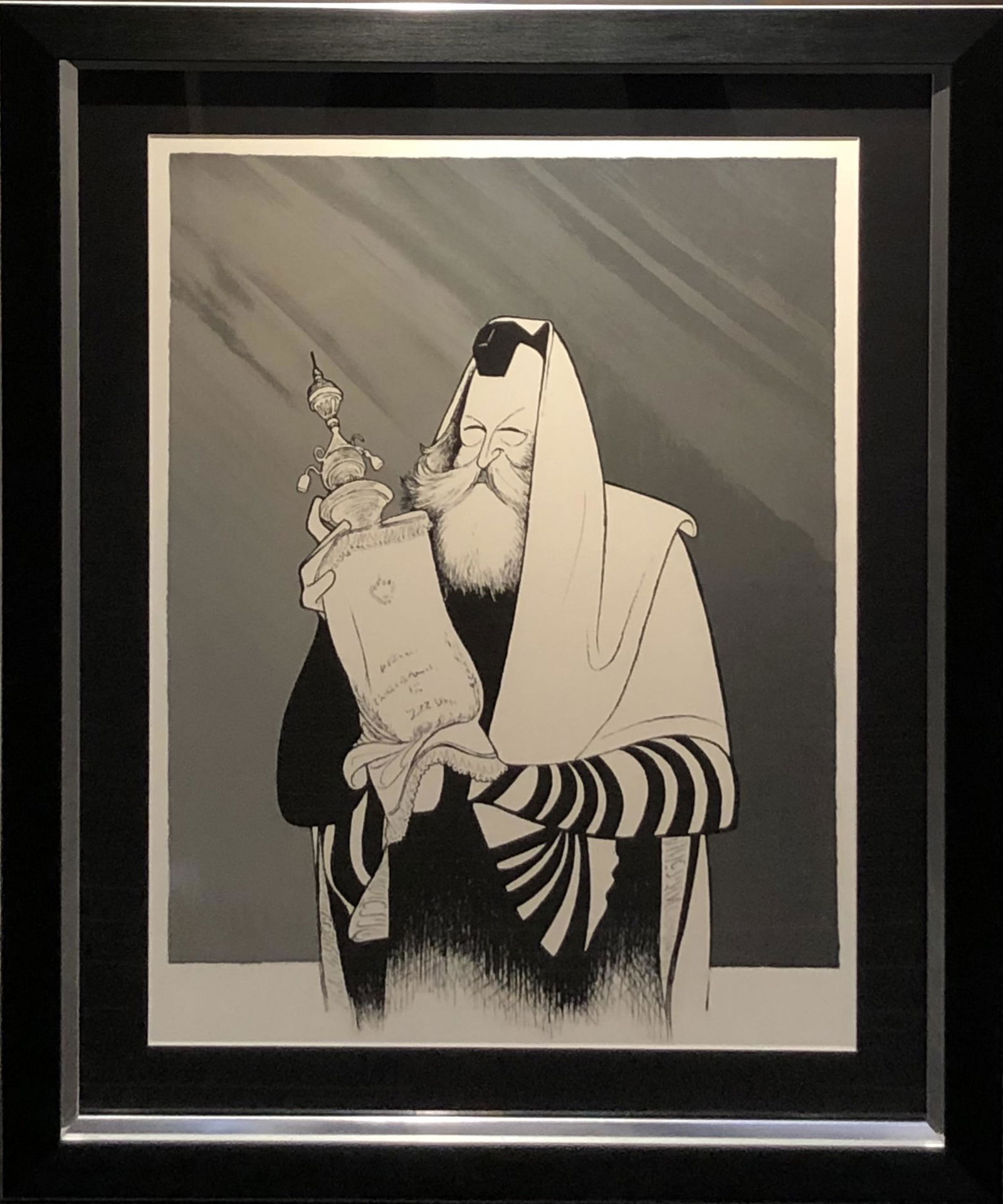 Al Hirschfeld "Rebbe" Lithograph on Paper (1 of 6)