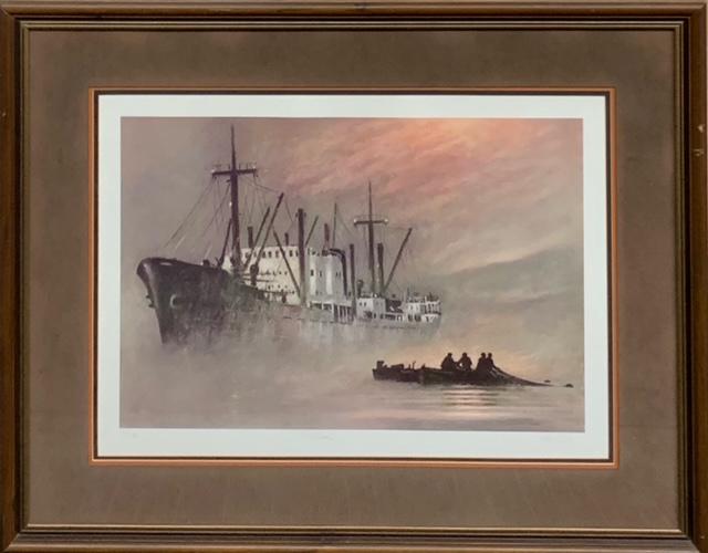 John Kelly "Malaga" Signed Lithograph LE (1 of 6)