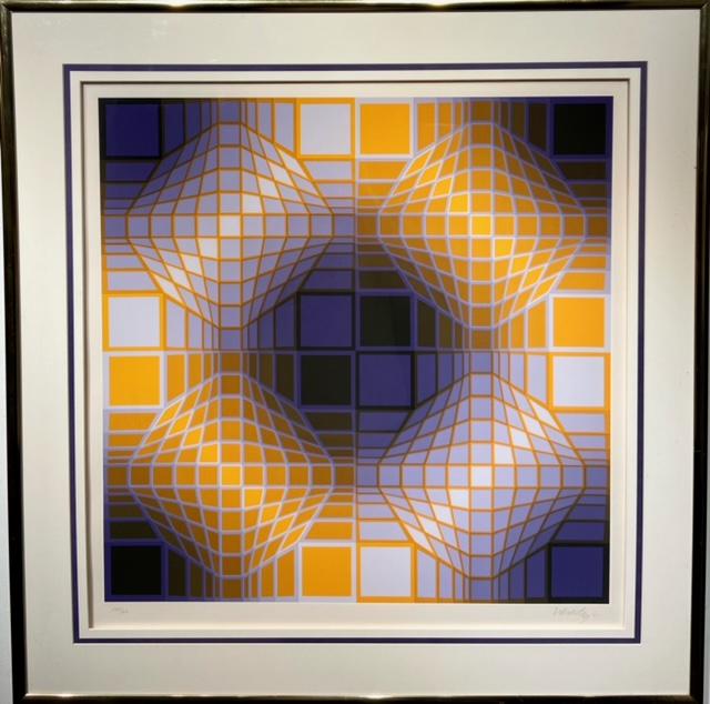 Victor Vasarely "Mely" Signed Serigraph LE (1 of 6)