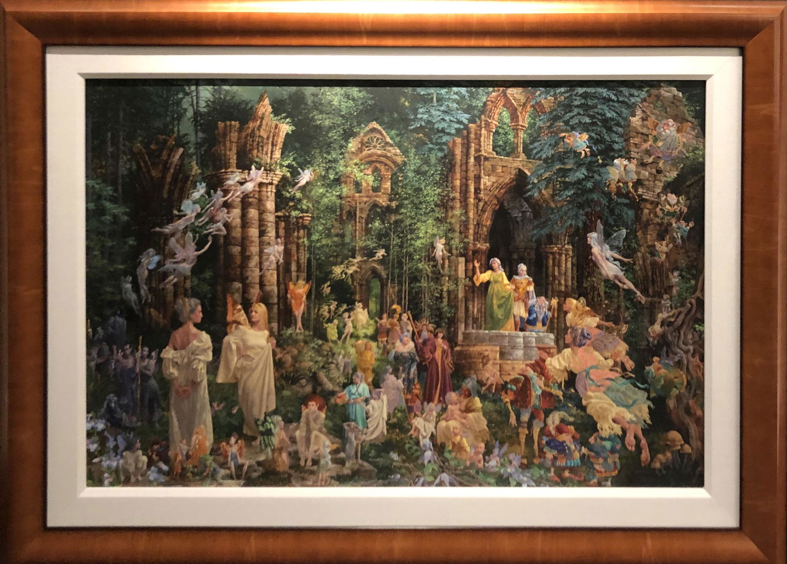 James C. Christensen "Court of the Fairies" Litho Sign (1 of 11)