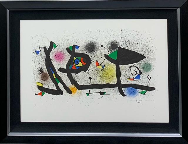 Joan Miro "Sculptures (M.950)" Plate Signed Litho (1 of 3)