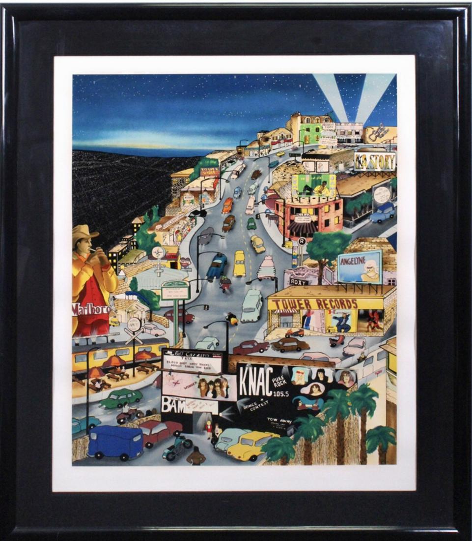 Linnea Pergola "Sunset on Sunset" Serigraph Signed (1 of 6)