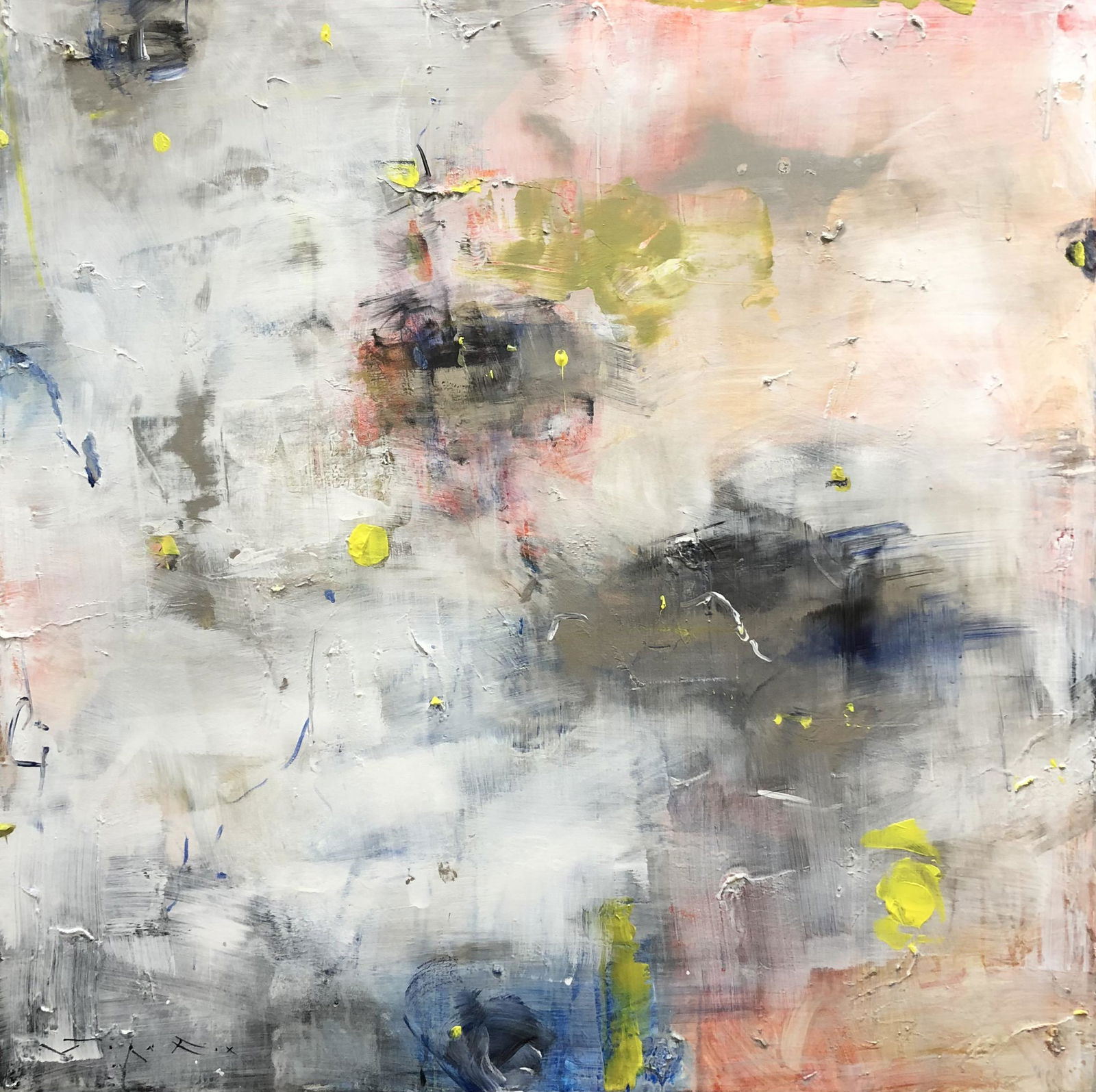 Jorn Fox Abstract Original Oil on Canvas Signed (1 of 5)